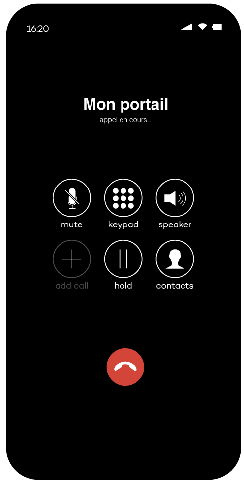 appeler votre portail avec votre telephone pour l'ouvrir 